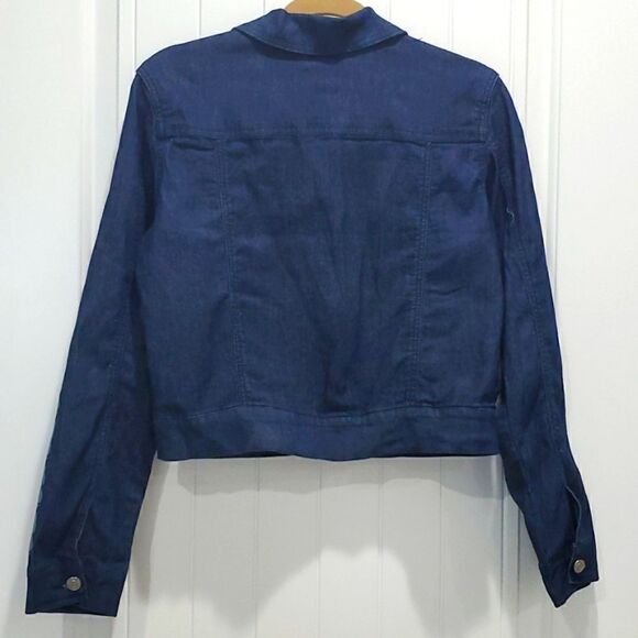 Playboy Denim Crop Womans Jacket, size 7 - Picture 5 of 5